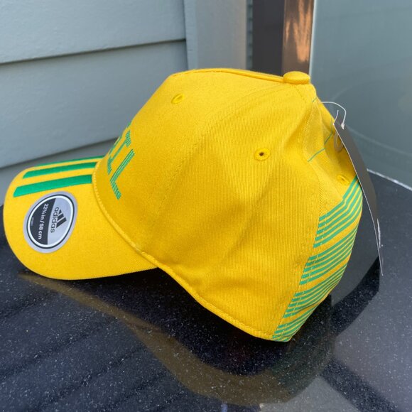 Adidas Brasil Footbal Soccer Baseball Hat New Tags - Picture 2 of 4